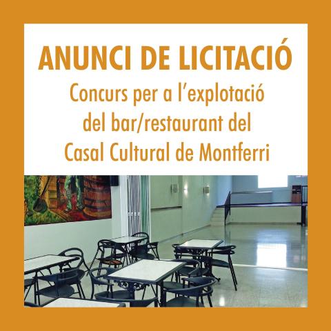 Anunci de licitació