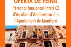 ANUNCI AUXILIAR ADMINISTRACIÓ